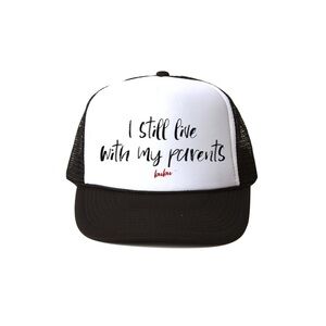 bubu I Still Live with my Parents Trucker Hat, 3-18mo